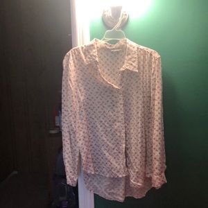 Jane and Delancey button down top